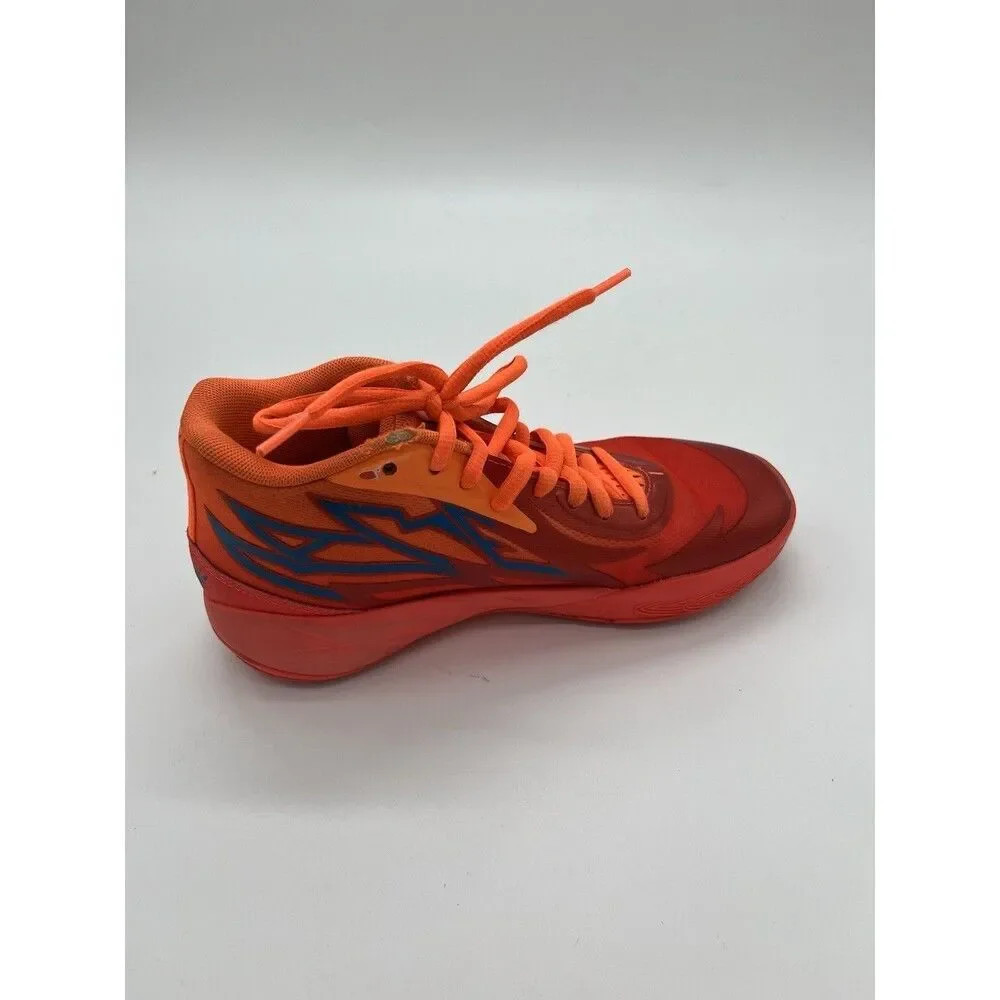 Size 6  - PUMA MB.02 LaMelo Ball - Fiery Coral - Ultra Orange 377403-01